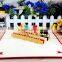 funny 3d DIY paper cut custom pop up business gift greeting cards