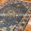 5x8ft bright blue carpet natural silk woven chinese rugs
