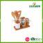 Bamboo Kitchen Tool Kitchen Glass Spice Jar With Bamboo Utensil Holder