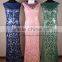 In Stock Factory New Design Elegant Embroidered Floral Sequins Fashion Evening Maxi Dresses Uk