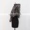 2015 real knitted rex rabbit fur cape for children