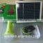 portable solar power bank light for outdoor