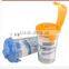 2016 High quality glass shaker water bottle 500ml