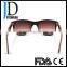 Hot Sell UV400 Fashion Style Polarized Wooden Eye Sunglasses