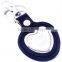 plastic metal leather heart shape keyrings