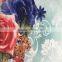 100%polyester Popular Tricot Flower Pattern for Lining Printed Velvet Fabric