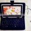 New build in sound wireless keyboard case keyboard arab tablet case for iPad