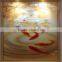 glass flower wall art , acrylic glass wall art, fused glass art