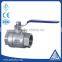 manual 2pc flange stainless steel ball valve