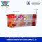 Back sealed laminated side gusset plastic packaging bag for chips