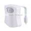 shanhai waterproof motion activated led light with motion sensor toilet bowl night light