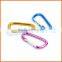 Factory price black swivel carabiner hook
