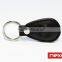 Custom leather rfid leather keychain tag, embossed leather tag