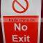 round hazard safety sticker printing