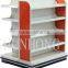 The high quality shopping shelf,duble side shelves