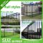 Garden Iron Fencing / Solid Metal Fence Panel / White Garden Fence