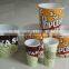 Made in China pp round plastic popcorn bucket