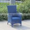 Reasonale price poly wicker garden chair furniture