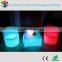 Illuminated commercial led furniture /led dining table & chair set
