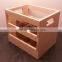 Trade assurance Cheap antique display wooden packing crate box for chocolate block