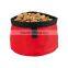 Hot selling portable dog folding food bowl