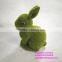 H080617 customize all kinds of green grass rabbit decorative easter rabbits custom stuffed rabbit