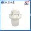 Eco-Friendly Elegant Pure White Ceramic Table Lamp Shape Candle Holders