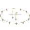 White 6-7mm AA Japanese Akoya Pearl jewelery set