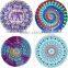 wholesale Printed Microfiber Yoga sport Towels custom microfibre sublimated beach towel