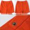 Fashion factory supply woolen winter fold up hem ladies orange short pants