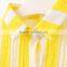 2017 Girls bright colour vertical stripe fashion saree blouse