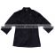 Custom 65% Cotton 35% Polyester Black Chef Uniform