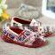 slip-on no laces fashion stylish cartoon cotton cloth casual fabric shoes for kids children boys girls or adults