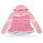 Customize beautiful hot sale kids hoodie, baby girls wear manufacturer