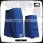 Men's Solid Navy Blue Blank Board Shorts With Custom Logo Print