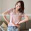 Pure Cotton Short Sleeve T-shirt Female Leisure Joker Contracted and Relaxed