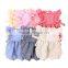 Newborn Baby Girls Romper Kids Grid Seersucker Baby Bubble Rompers