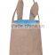 2016 new arrival fashion Easter Burlap Bunny Basket Easter bucket Easter basket full stock