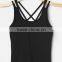 Women's Cross-belt Sports Vest Wholesale Fashion Tank Top in Guangzhou