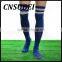 Women Men Unisex Athletic Stripe Sports Soccer Football Running Knee High Tube Socks