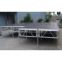 Aluminum glass stage, mobile stage for sale