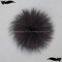 Genuine brown 14cm raccoon fur balls for hats