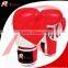 PU leather deluxe boxing gloves/ High Quality Kick Boxing Gloves Custom Boxing Gloves