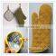 Silver insulation fireproof coating gloves bbq oven mitt