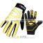 wavy black yellow touch screen cycling outdoors training gloves/ unisex at 6 color cylcing motor full finger gloves