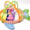 Wholesale non-toxic fish style musical gym children kids play mat M5082202