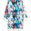 Women Shirt Summer Long Sleeve Tassel Kimono Print Floral for Female S6310010