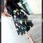 New Latest Ladies Autumn Skirts Design Printed A-line Skirts,Custom Polyester Printed A-line Long Skirts for Ladies