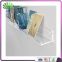 Fashion Acrylic Slatwall Shelf Clear Lucite Bookcase Plexiglass Bookcase For Sale