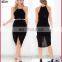 Dress online shopping Women Twist And Wrap dress in black